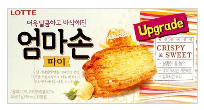 칼로리 낮은 과자
엄마손 파이