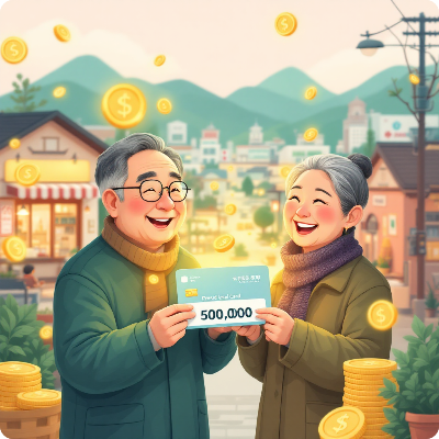 괴산군 민생안정지원금 신청 이미지