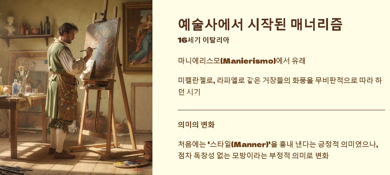 매너리즘 뜻