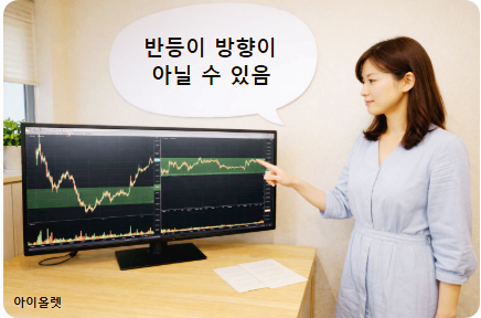 장중 반등과 박스권 구조 비교