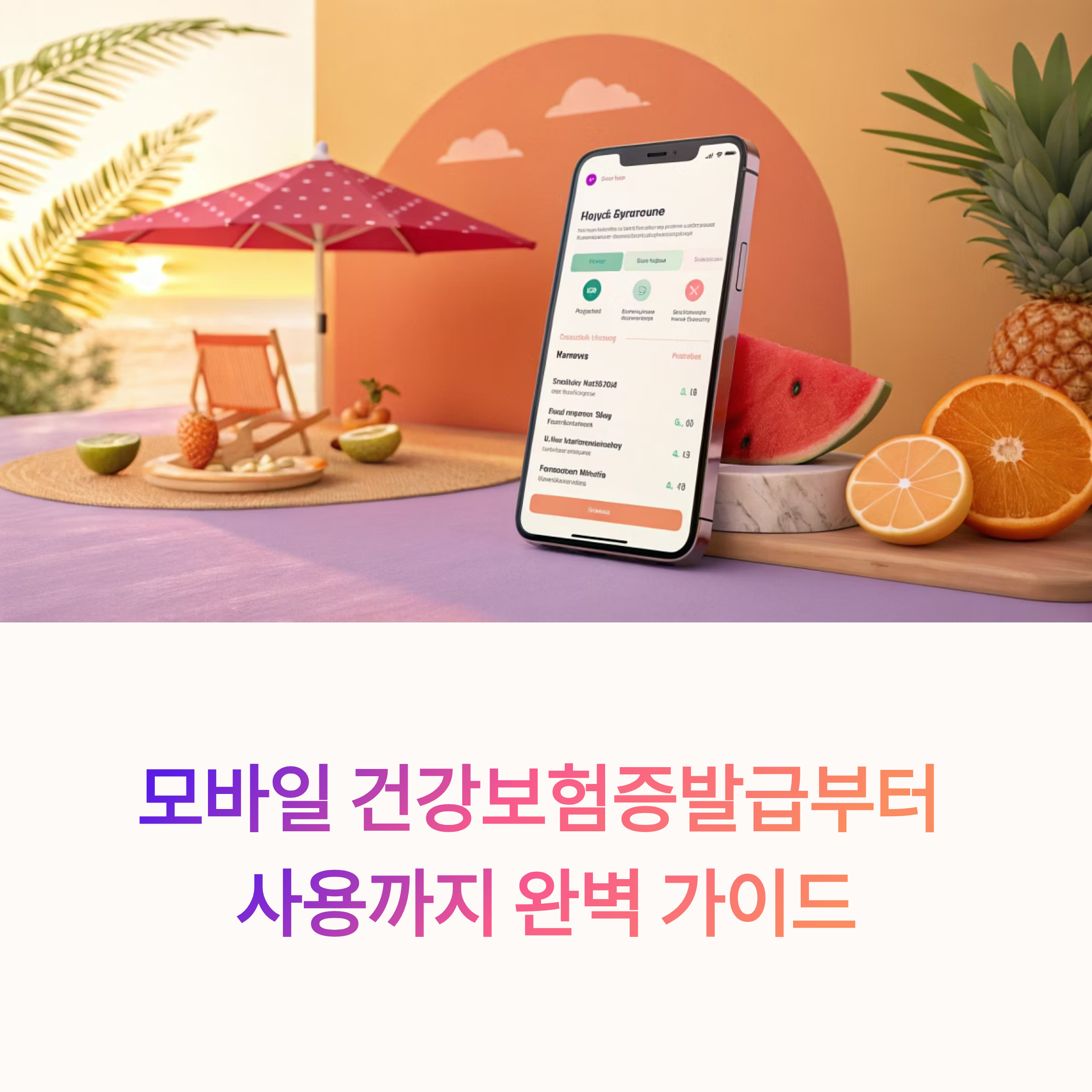 모바일 건강보험증 발급부터 사용까지 완벽 가이드