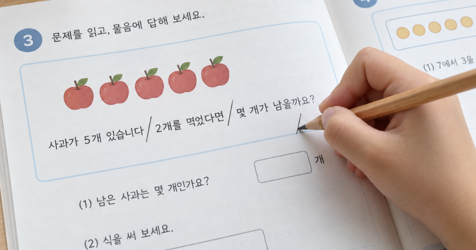 연필로 끊어읽기 표시면서 읽기