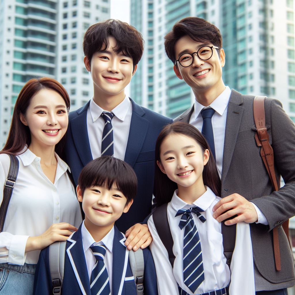 한국 가족의 모습
