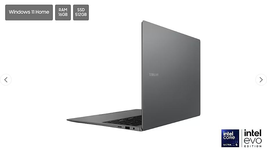 삼성전자 노트북, 랩탑 갤럭시북5 프로 40.6cm(16인치), 인텔 울트라5