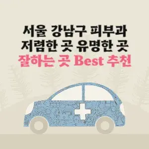 서울 강남 피부과 잘하는 곳 유명한 곳 추천