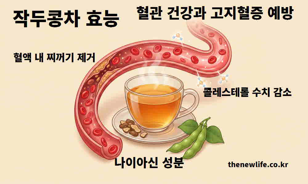 작두콩차 효능 혈관 건강 고지혈증 예방
