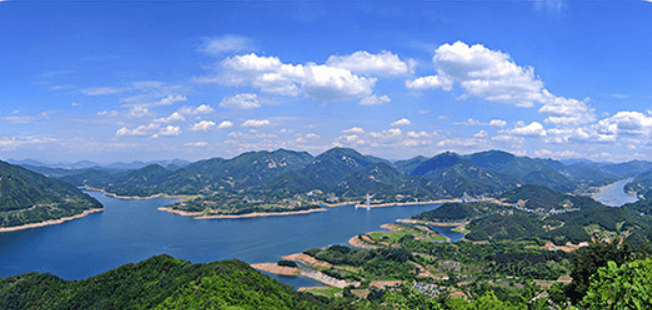 비봉산정상에서내려다본모습