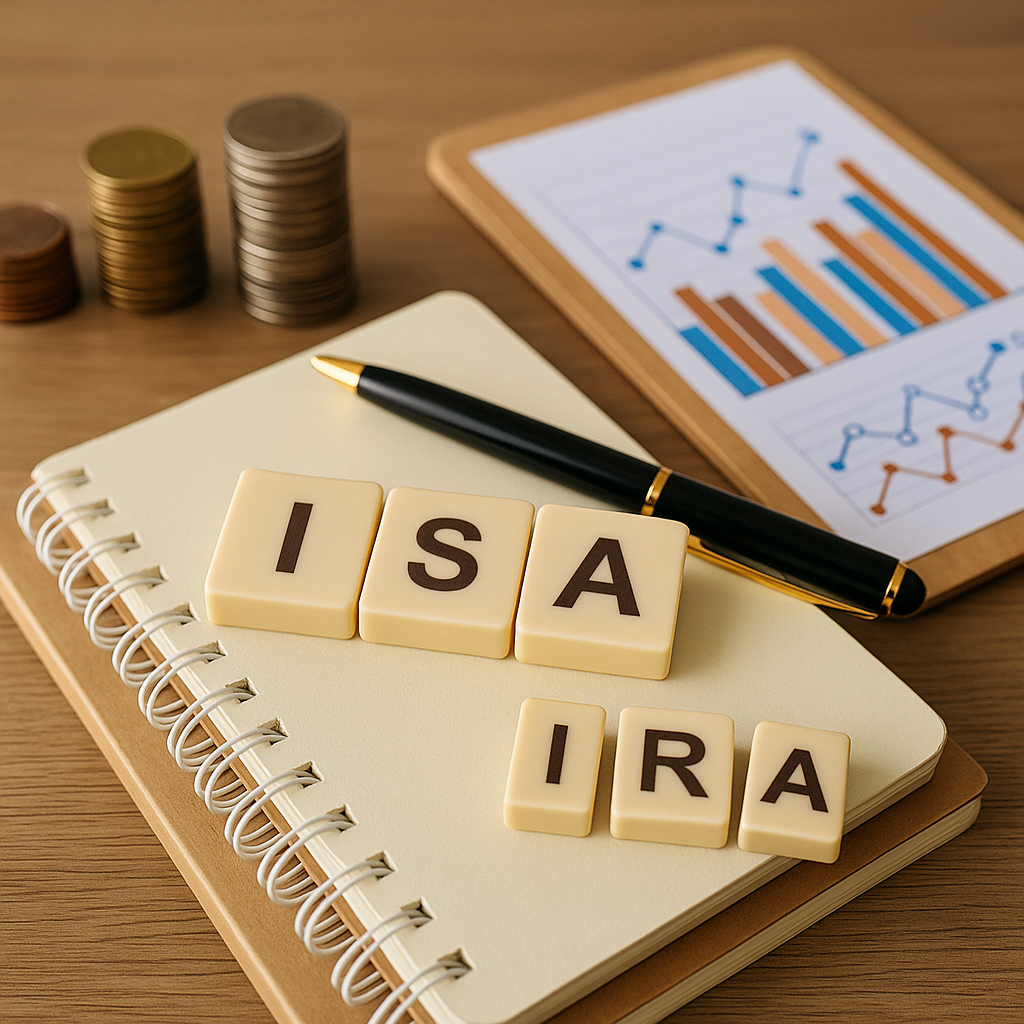 ISA 계좌와 연금저축 병행 투자 전략을 상징하는 이미지