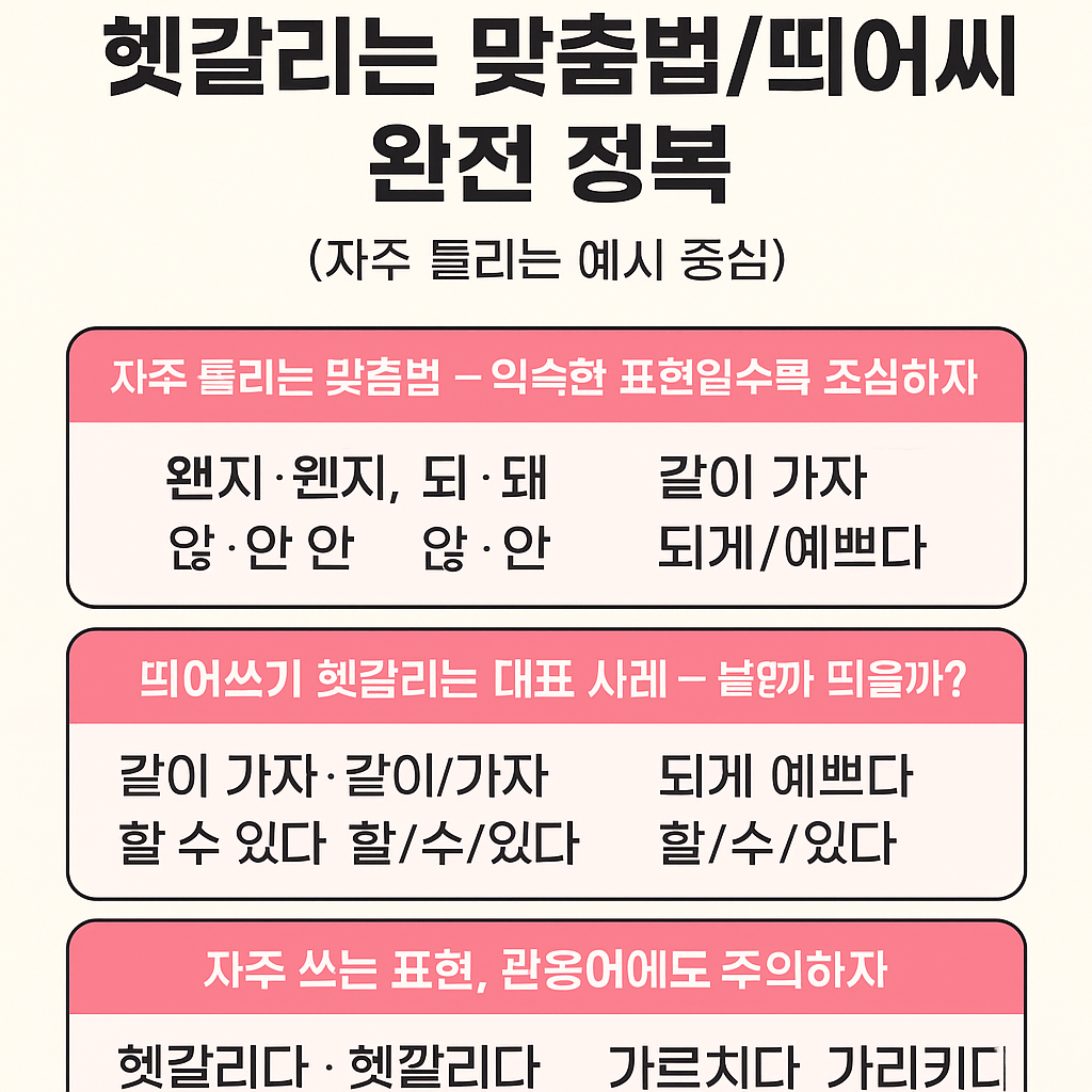 맞춤법관련 사진