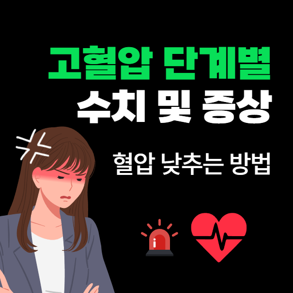 고혈압 단계별 수치 및 증상, 혈압 낮추는 방법