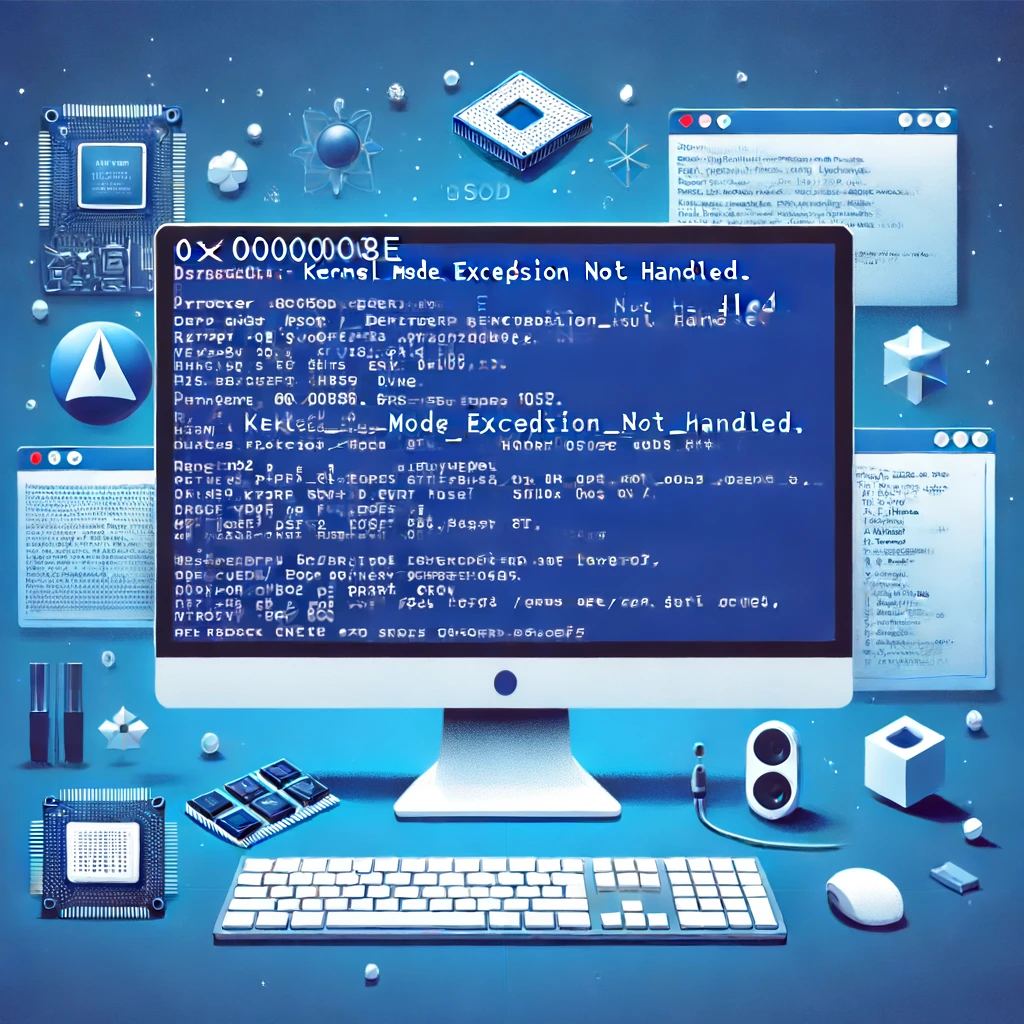 윈도우 블루스크린 오류 코드 0x0000008E: KERNEL_MODE_EXCEPTION_NOT_HANDLED 원인 및 해결 방법