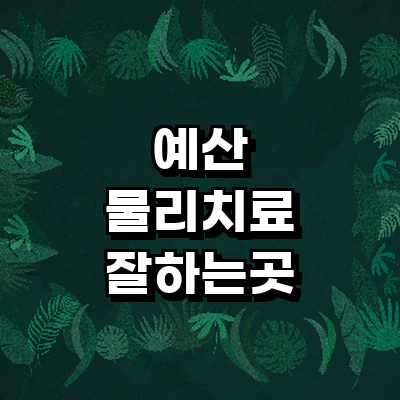 예산군 정형외과