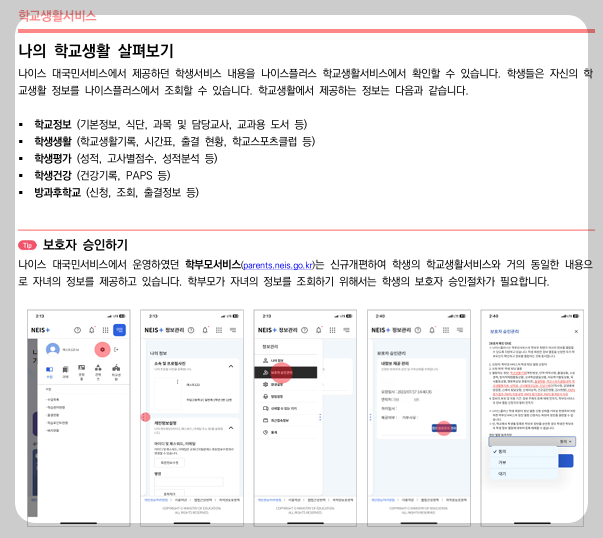 나이스 대국민 서비스