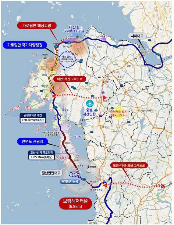 국도 77호선 주변 계획