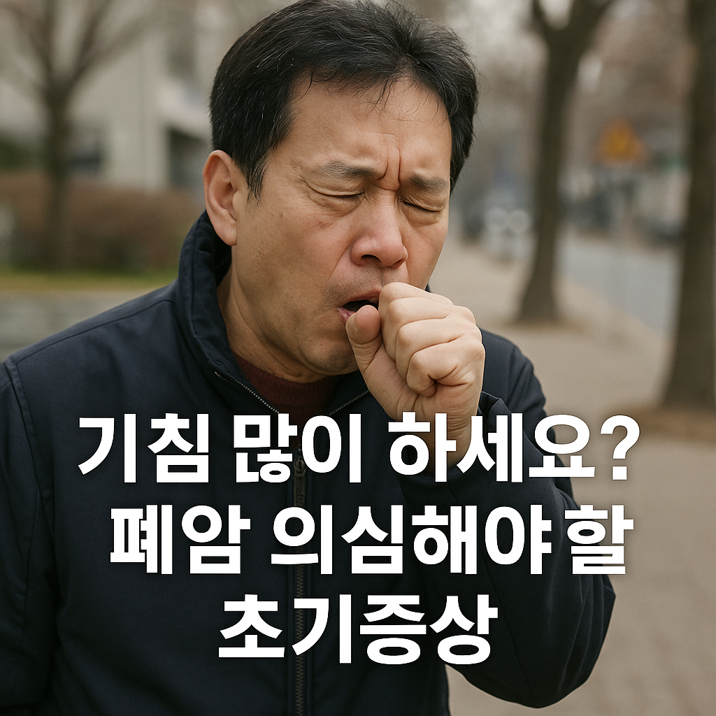 폐암 초기증상 총정리 놓치기 쉬운 신호들