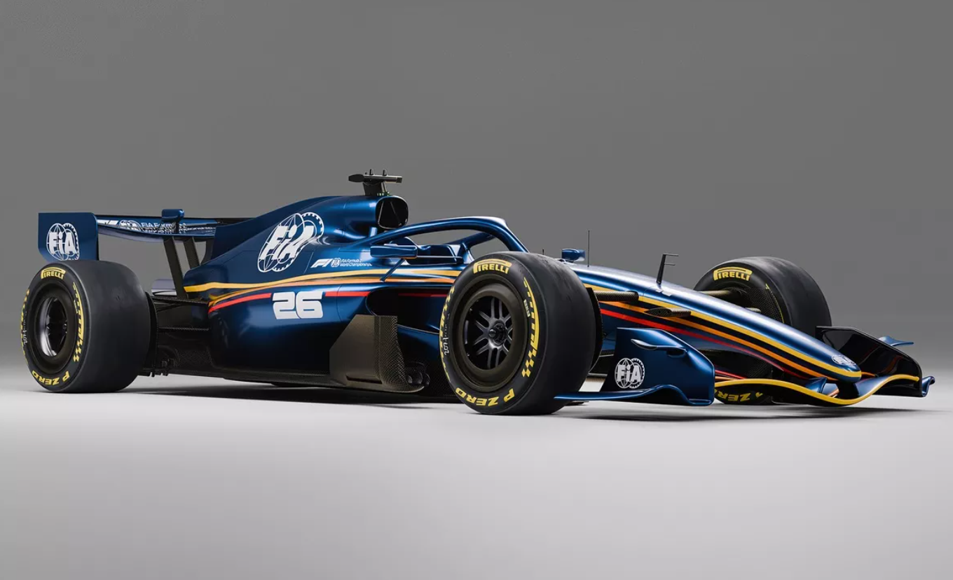 2026 FIA F1 머신 렌더링