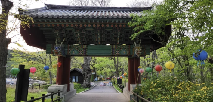 충남 계룡산 갑사길