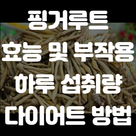 핑거루트 효능