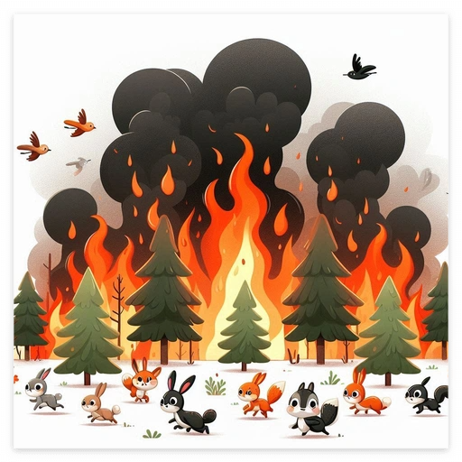 산불나는 꿈 로또번호 및 꿈해몽