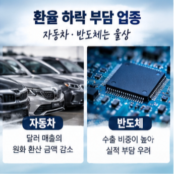 원달러 환율 전망 달러예금 항공주 자동차주 영향