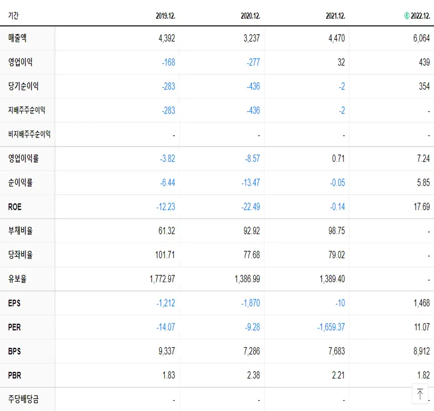 인터플렉스 재무제표