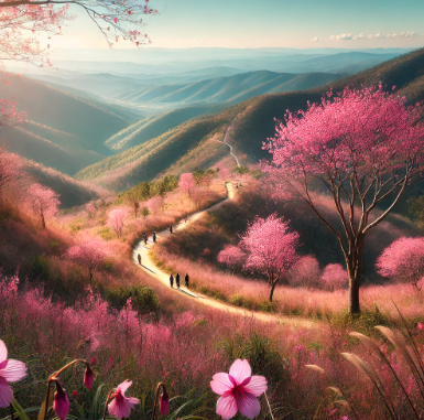 금산 보곡산골 산벚꽃 축제