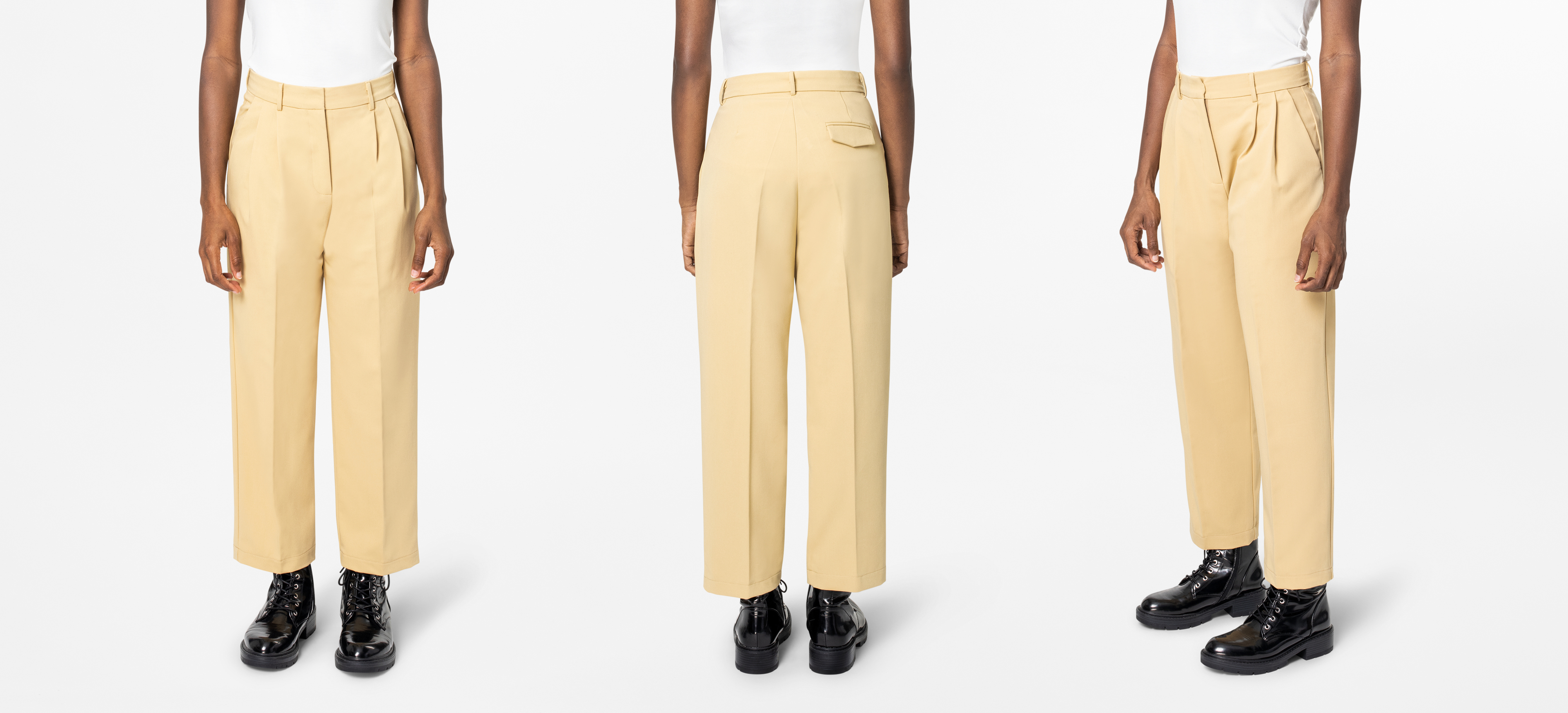 바지는 허리부터 발목까지 몸의 아랫부분을 덮어 싸는 겉옷이다.