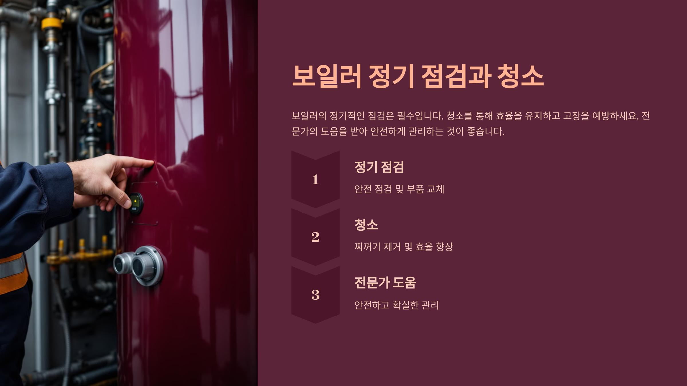 보일러 정기 점검과 청소