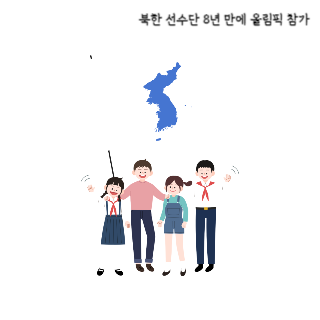 북한-선수단