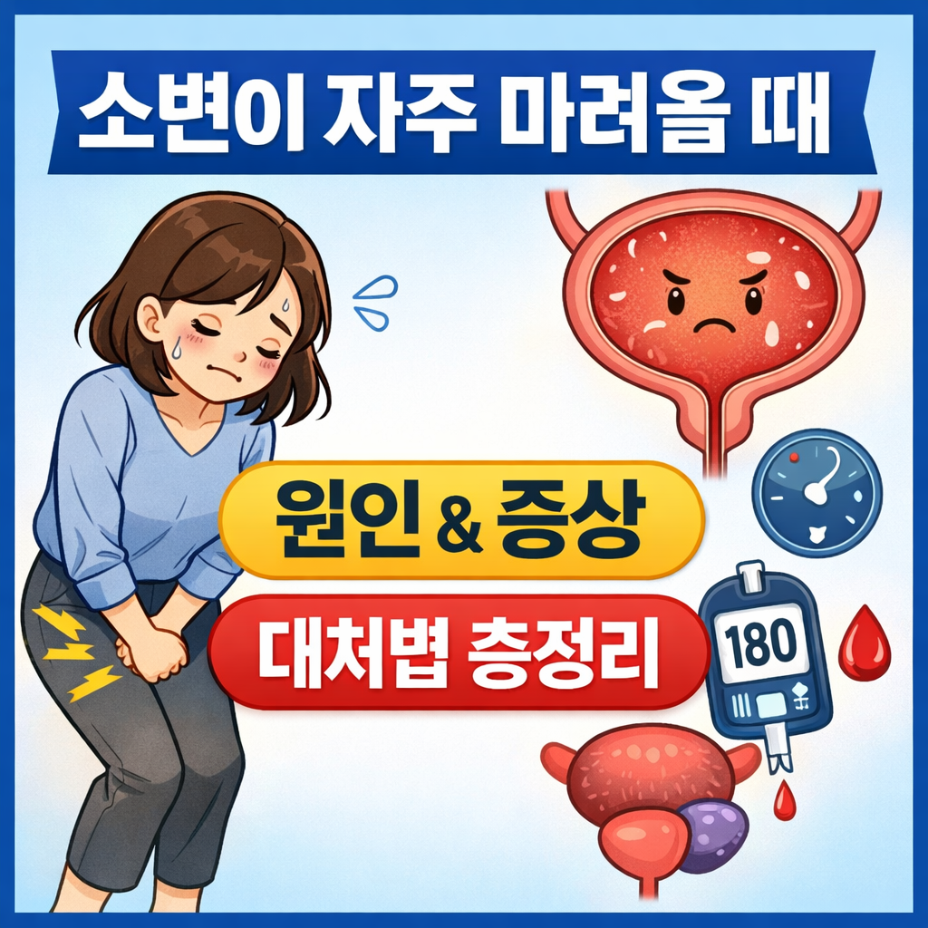 소변이 자주 마려운 증상