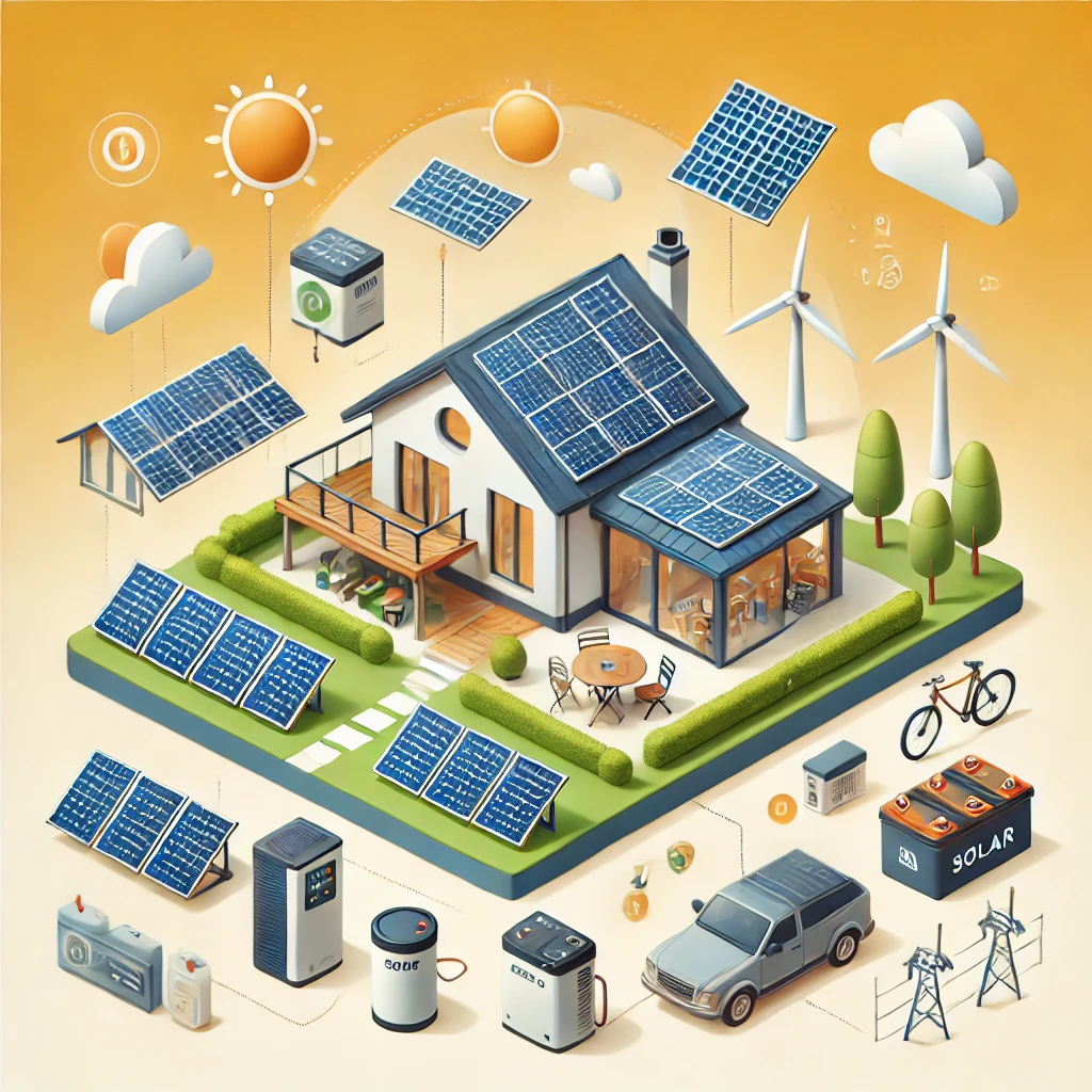 미니 태양광 시스템 종합 개요 &ndash; 가정, 캠핑, 발코니 태양광 활용