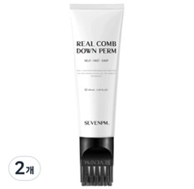 세븐피엠 셀프 남자 리얼콤 다운펌&#44; 100ml&#44; 2개