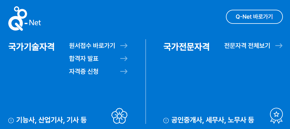 2025년 큐넷 시험 일정