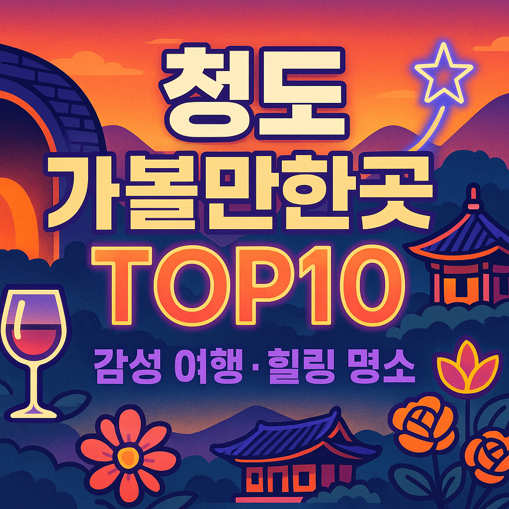 청도 가볼만한곳 베스트10