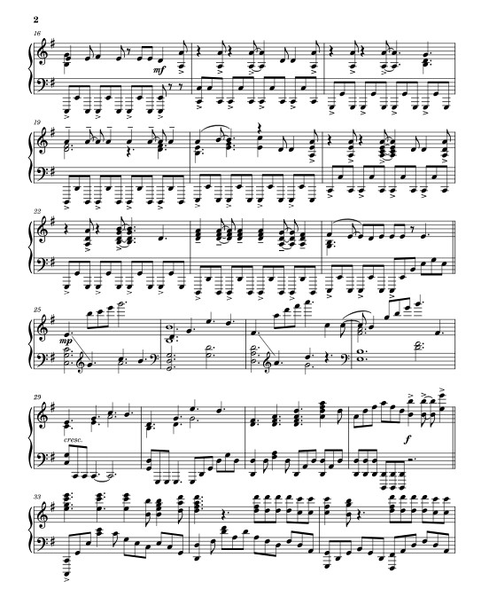 케데헌(케이팝 데몬 헌터스) 골든 악보