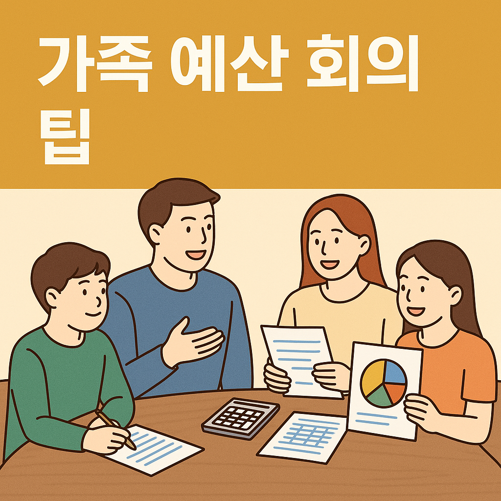 가족 예산 회의 팁