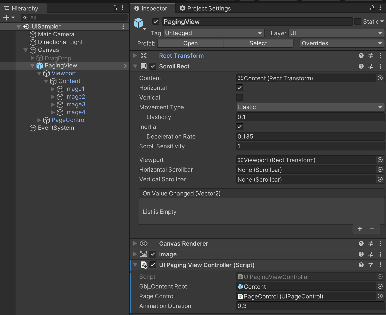 unity ui pagingview