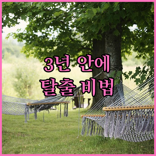 개인회생 3년 안에 탈출하기: 기간