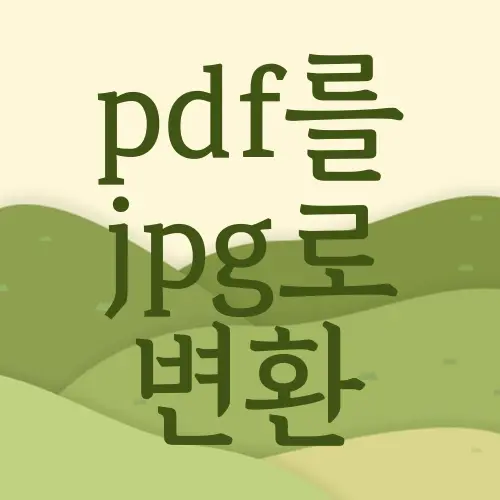 pdf를 jpg로 변환