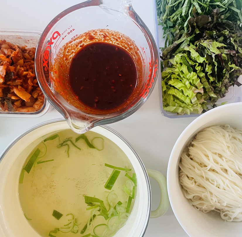 비빔국수 양념장