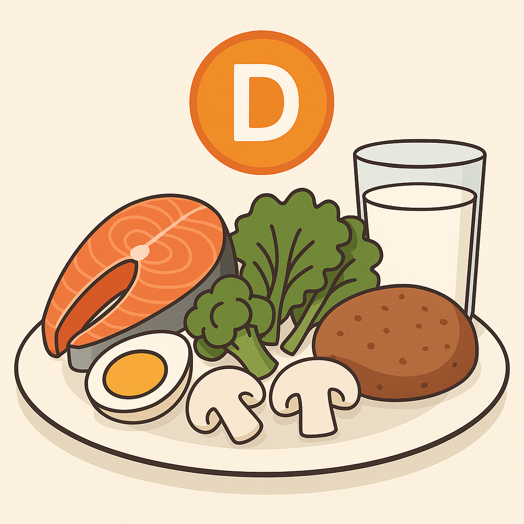 비타민 D 부족 증상 극복 음식