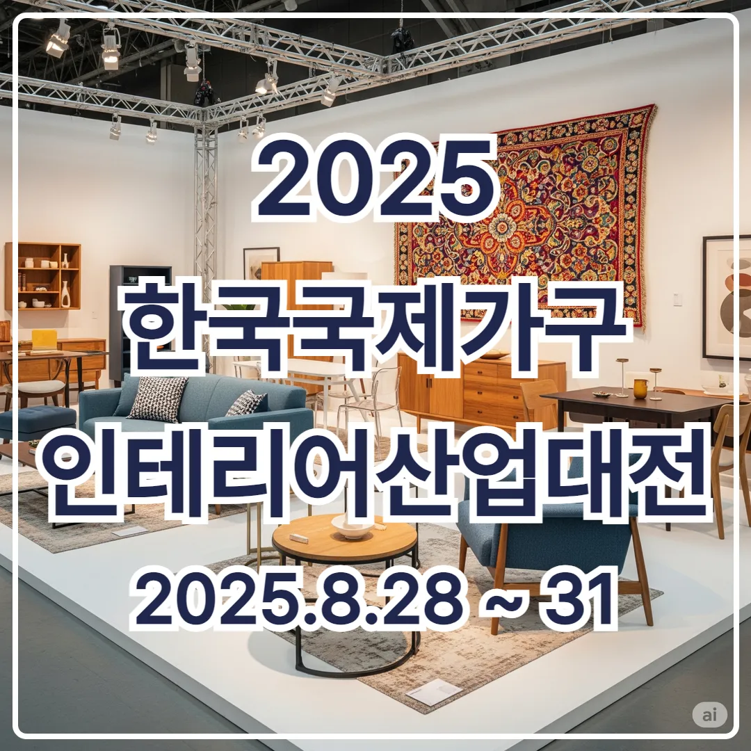 가구인테리어 박람회 2025년 8월 무료 사전등록 일정
