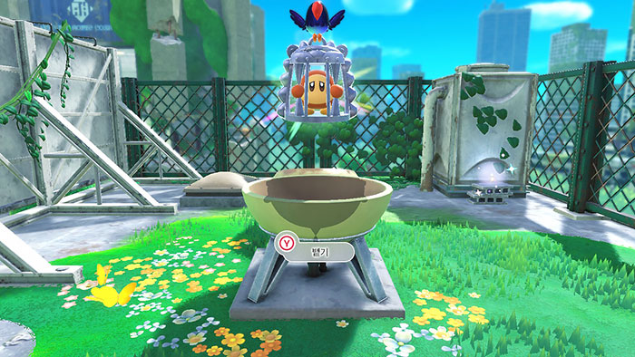 별의커비 디스커버리 초원의 빌딩