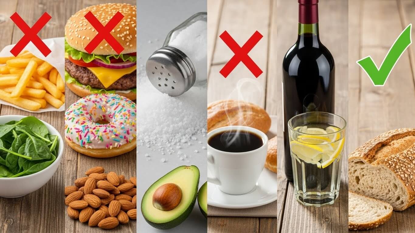 이명 있을때 피해야 할 음식 리스트