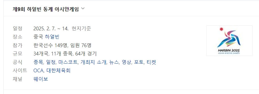 하얼빈 아시안게임