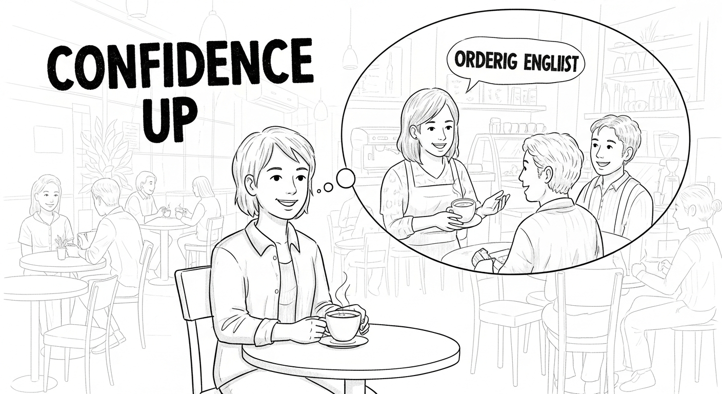 영어 주문 자신감 향상