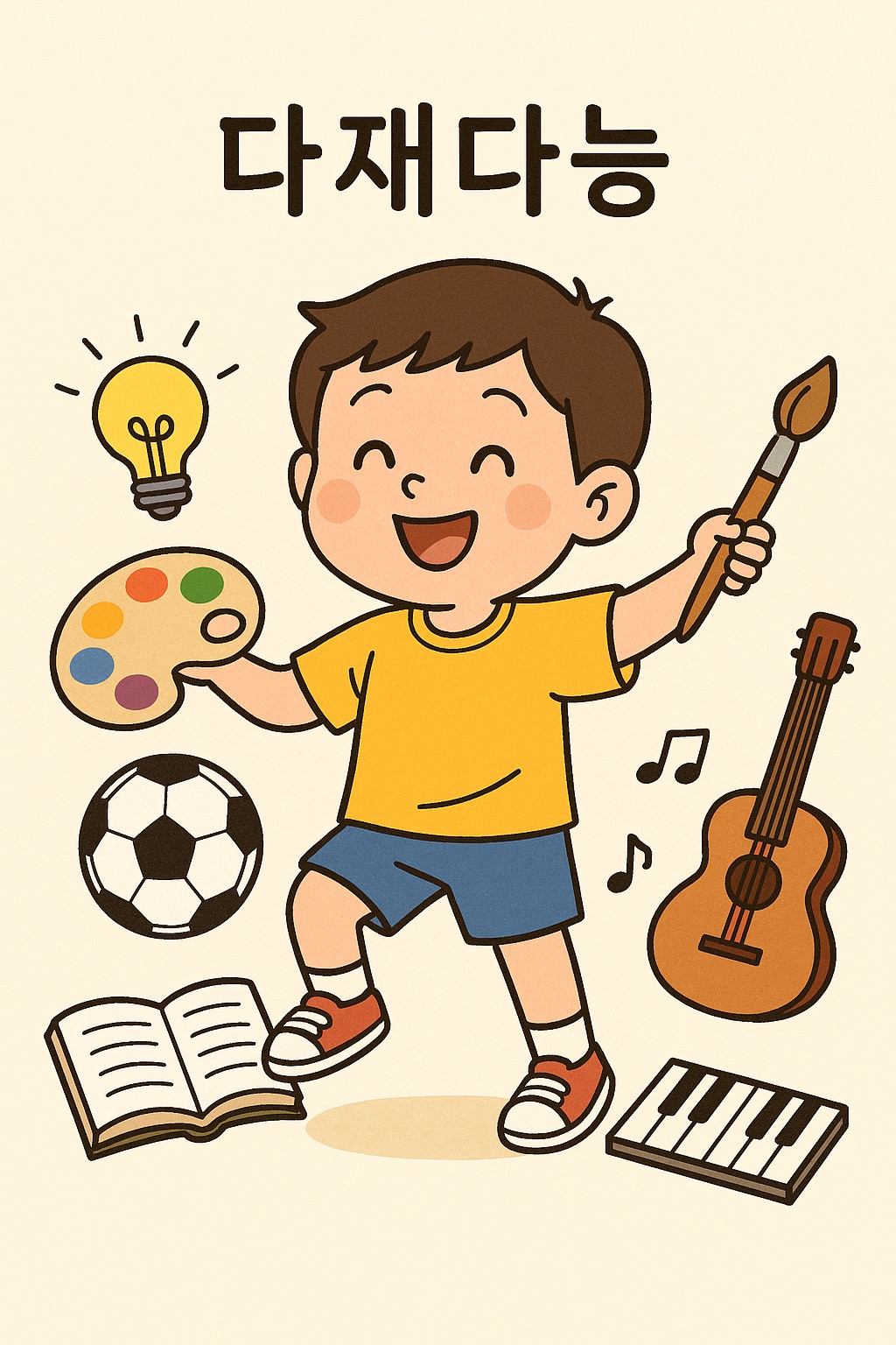 다재다능 사자성어 그림