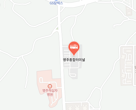 영주종합터미널 위치-지도