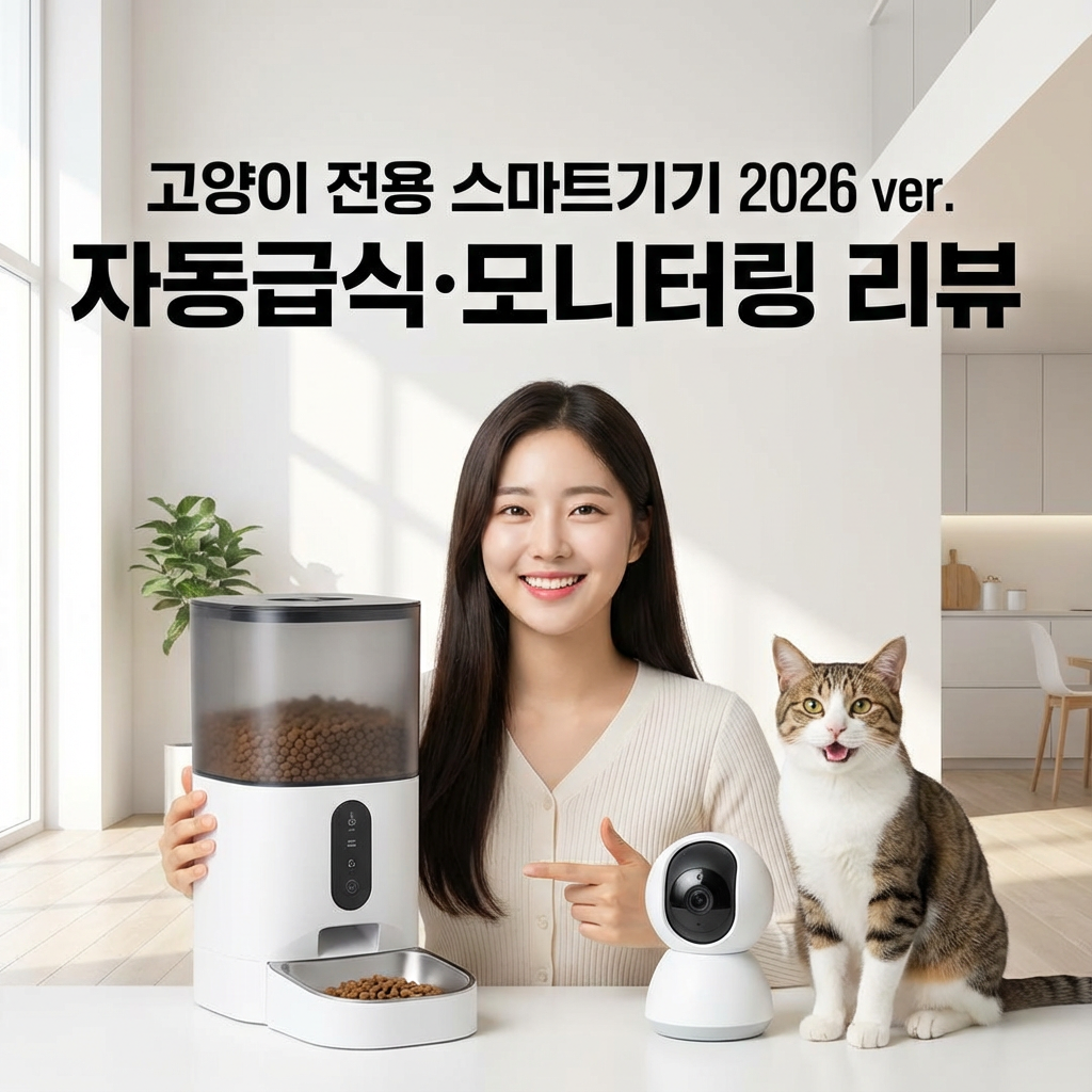 고양이 전용 스마트기기 2026 ver. | 자동급식·모니터링 리뷰