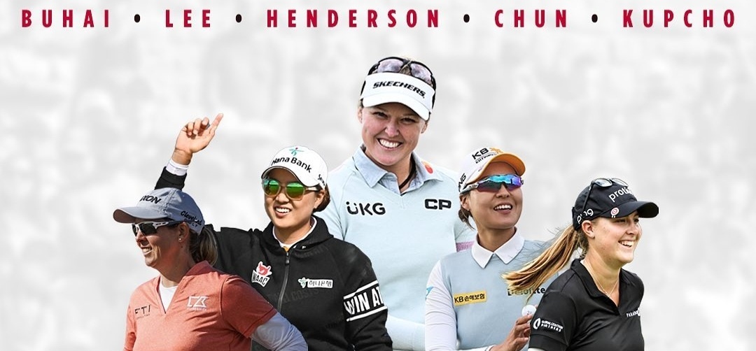 2022년 메이저대회 우승자 5인 ⓒcpwomensopen